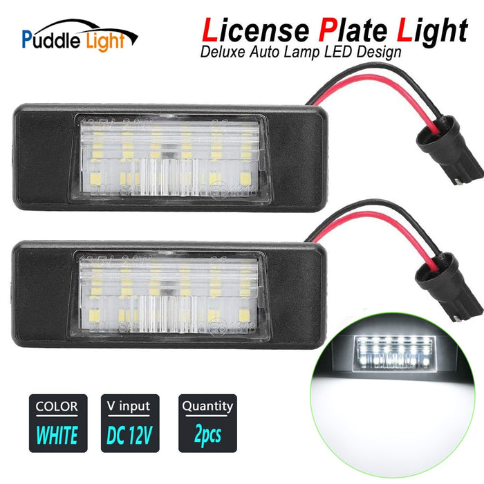 Q50 2pcs White LED License Plate light